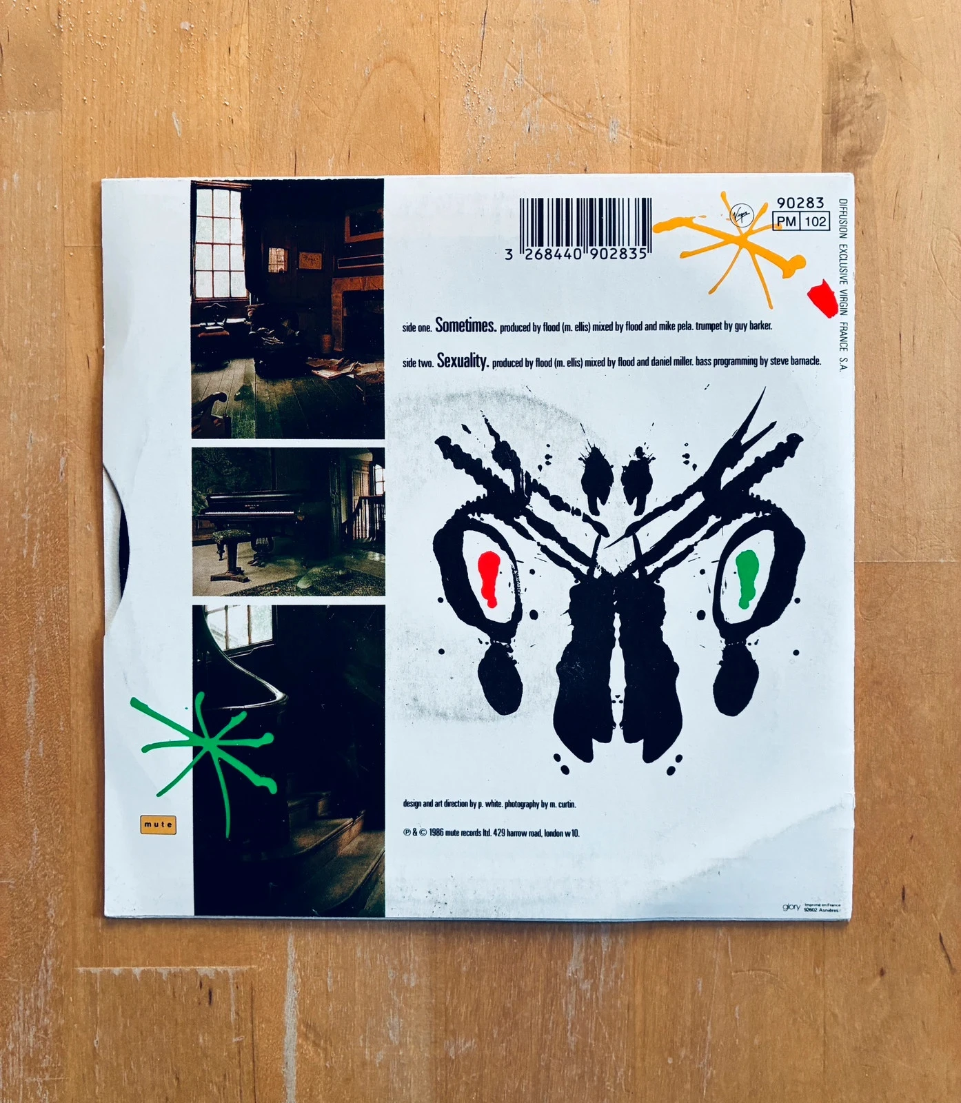 Disco de vinil 45T Erasure Sometimes. – photo 2